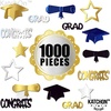 image:imageKatchOn Shiny Black Grad Confetti 2026 Pack of 500Black  Gold