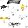 image:imageKatchOn Shiny Black Grad Confetti 2026 Pack of 500Black  Gold