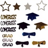 image:imageKatchOn Shiny Black Grad Confetti 2026 Pack of 500Black  Gold