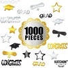 image:imageKatchOn Shiny Black Grad Confetti 2026 Pack of 500Black  Gold