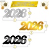 image:imageKatchOn Shiny Black Grad Confetti 2026 Pack of 500Black  Gold and Silver