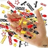 image:imageKatchOn Shiny Black Grad Confetti 2026 Pack of 500Black  Red  Gold