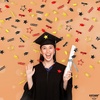 image:imageKatchOn Shiny Black Grad Confetti 2026 Pack of 500Black  Red  Gold