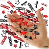 image:imageKatchOn Shiny Black Grad Confetti 2026 Pack of 500Black  Red