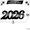 image:imageKatchOn Shiny Black Grad Confetti 2026 Pack of 500Black