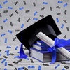 image:imageKatchOn Shiny Black Grad Confetti 2026 Pack of 500Black and Blue