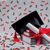image:imageKatchOn Shiny Black Grad Confetti 2026 Pack of 500Black and Red