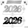 image:imageKatchOn Shiny Black Grad Confetti 2026 Pack of 500Black and Silver