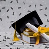 image:imageKatchOn Shiny Black Grad Confetti 2026 Pack of 500Black and Silver