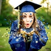 image:imageKatchOn Shiny Black Grad Confetti 2026 Pack of 500Blue  Black