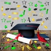image:imageKatchOn Shiny Black Grad Confetti 2026 Pack of 500Gold  Green Grad