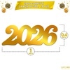 image:imageKatchOn Shiny Black Grad Confetti 2026 Pack of 500Gold