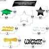 image:imageKatchOn Shiny Black Grad Confetti 2026 Pack of 500Green and Gold