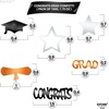 image:imageKatchOn Shiny Black Grad Confetti 2026 Pack of 500Orange  Silver and Black