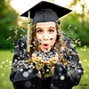 image:imageKatchOn Shiny Black Grad Confetti 2026 Pack of 500Silver Glitter
