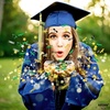 image:imageKatchOn Shiny Black Grad Confetti 2026 Pack of 500Star Green and Gold