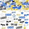 Blue  Gold Confetti