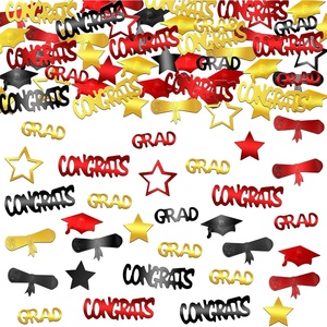 image:imageKatchOn Shiny Black Grad Confetti 2026 Pack of 500Black  Red  Gold