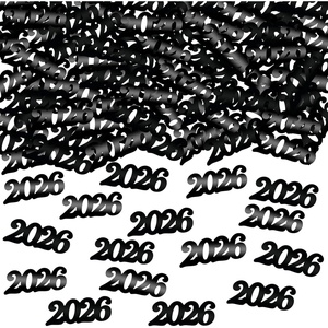 image:imageKatchOn Shiny Black Grad Confetti 2026 Pack of 500Black