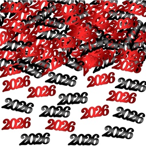 image:imageKatchOn Shiny Black Grad Confetti 2026 Pack of 500Black and Red