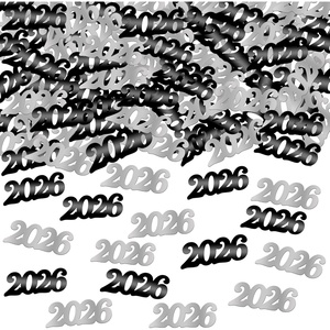 image:imageKatchOn Shiny Black Grad Confetti 2026 Pack of 500Black and Silver