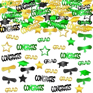image:imageKatchOn Shiny Black Grad Confetti 2026 Pack of 500Gold  Green Grad