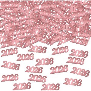 image:imageKatchOn Shiny Black Grad Confetti 2026 Pack of 500Rose Gold