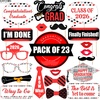 image:imageGraduation Decorations 2026  Red Graduation Photo Props  Pack of 23  Photo Props for Red amp Black  Graduation Props for Congrats Grad Decorations  Class of 2026 Decorations KatchOn