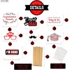 image:imageGraduation Decorations 2026  Red Graduation Photo Props  Pack of 23  Photo Props for Red amp Black  Graduation Props for Congrats Grad Decorations  Class of 2026 Decorations KatchOn