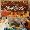 image:imageKatchOn 72x44 Inch Happy Thanksgiving Banner Thanksgiving DecorationsDark Brown