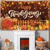 image:imageKatchOn 72x44 Inch Happy Thanksgiving Banner Thanksgiving DecorationsDark Brown