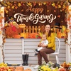 image:imageKatchOn 72x44 Inch Happy Thanksgiving Banner Thanksgiving DecorationsDark Brown