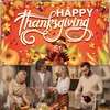 image:imageKatchOn 72x44 Inch Happy Thanksgiving Banner Thanksgiving DecorationsOrange