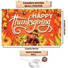 image:imageKatchOn 72x44 Inch Happy Thanksgiving Banner Thanksgiving DecorationsOrange