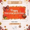image:imageKatchOn 72x44 Inch Happy Thanksgiving Banner Thanksgiving DecorationsOrange and Brown
