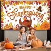image:imageKatchOn 72x44 Inch Happy Thanksgiving Banner Thanksgiving DecorationsWhite