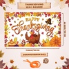 image:imageKatchOn 72x44 Inch Happy Thanksgiving Banner Thanksgiving DecorationsWhite