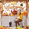 image:imageKatchOn 72x44 Inch Happy Thanksgiving Banner Thanksgiving DecorationsWhite
