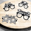 image:imageKatchOn Black and Gold Graduation Glasses  Pack of 12  Graduation Photo Props Graduation Decorations 2026 Glitter Grad Photo Props for Congrats Grad Decorations  Graduation Party DecorationsSilver