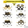 image:imageKatchOn Black and Gold Graduation Glasses  Pack of 12  Graduation Photo Props Graduation Decorations 2026 Glitter Grad Photo Props for Congrats Grad Decorations  Graduation Party DecorationsGold and Black