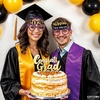 image:imageKatchOn Black and Gold Graduation Glasses  Pack of 12  Graduation Photo Props Graduation Decorations 2026 Glitter Grad Photo Props for Congrats Grad Decorations  Graduation Party DecorationsPurple