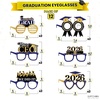 image:imageKatchOn Black and Gold Graduation Glasses  Pack of 12  Graduation Photo Props Graduation Decorations 2026 Glitter Grad Photo Props for Congrats Grad Decorations  Graduation Party DecorationsGold and Blue