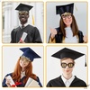 image:imageKatchOn Black and Gold Graduation Glasses  Pack of 12  Graduation Photo Props Graduation Decorations 2026 Glitter Grad Photo Props for Congrats Grad Decorations  Graduation Party DecorationsBlack  Gold