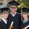 image:imageKatchOn Black and Gold Graduation Glasses  Pack of 12  Graduation Photo Props Graduation Decorations 2026 Glitter Grad Photo Props for Congrats Grad Decorations  Graduation Party DecorationsBlack and Gold