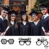 image:imageKatchOn Black and Gold Graduation Glasses  Pack of 12  Graduation Photo Props Graduation Decorations 2026 Glitter Grad Photo Props for Congrats Grad Decorations  Graduation Party DecorationsSilver