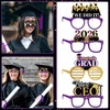 image:imageKatchOn Black and Gold Graduation Glasses  Pack of 12  Graduation Photo Props Graduation Decorations 2026 Glitter Grad Photo Props for Congrats Grad Decorations  Graduation Party DecorationsPurple