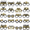 image:imageKatchOn Black and Gold Graduation Glasses  Pack of 12  Graduation Photo Props Graduation Decorations 2026 Glitter Grad Photo Props for Congrats Grad Decorations  Graduation Party DecorationsBlack and Gold