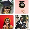 image:imageKatchOn Black and Gold Graduation Photo Booth Props  Pack of 35  Graduations Props for Photosoot  Grad Decorations Class of 2026  Graduations Photo Props Graduation Decorations 2026