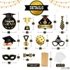 image:imageKatchOn Black and Gold Graduation Photo Booth Props  Pack of 35  Graduations Props for Photosoot  Grad Decorations Class of 2026  Graduations Photo Props Graduation Decorations 2026