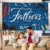image:imageKatchOn Blue Happy Fathers Day Banner Backdrop 72x44 Inch